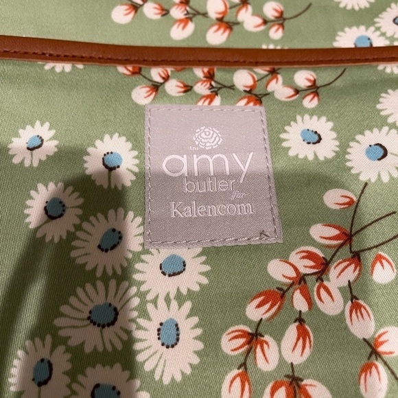 Amy Butler for Kalencom Zipper Computer Portfolio Case 4 Pockets Floral Print - Picture 7 of 7